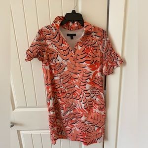 Banana Republic Petite Size S Floral Mid Thigh Dress